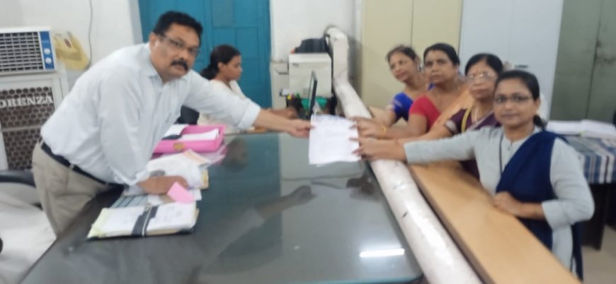 मणिपुर में कुकी आदिवासी महिलाओं के साथ अमानवीय अत्याचार एवं बर्बरता के विरोध में राष्ट्रपति के नाम कलेक्टर को ज्ञापन सौंपा