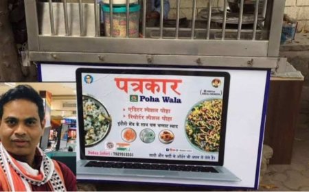 पत्रकार पोहा वाला : ‘एडिटर स्पेशल पोहा’ और ‘रिपोर्टर स्पेशल पोहा’ का लीजिये स्वाद, पत्रकार बड़े-बड़े मीडिया कंपनी में कर चूका है काम