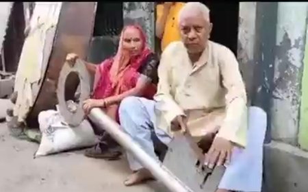 बुजुर्ग दंपति ने राम मंदिर के लिए 400 किलो का ताला किया तैयार