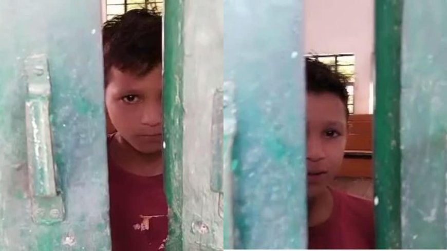 छुट्‌टी नहीं दी तो बीमार बच्चे को लेकर स्कूल पहुंची:बाद में जिला शिक्षा अधिकारी ने महिला टीचर को भेजा घर