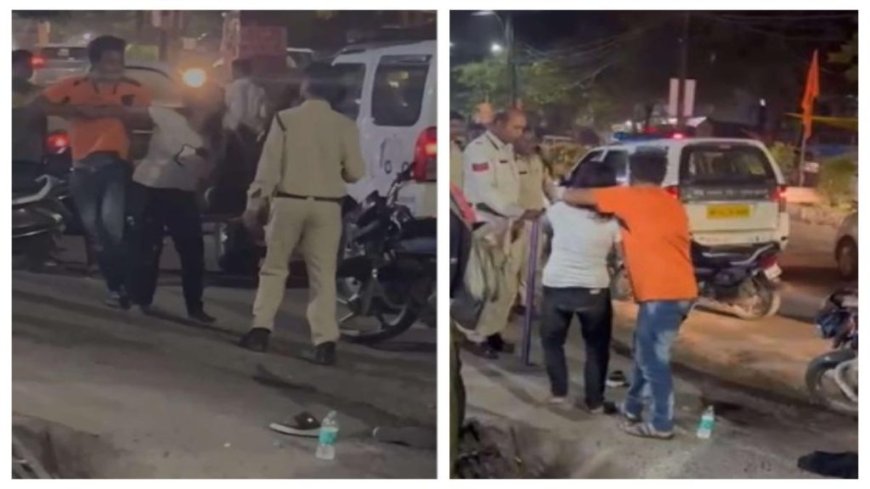 पापा की परी का बीच सड़क हाई वोल्टेज ड्रामा: नशे में धुत होकर पुलिसकर्मी को दी गालियां