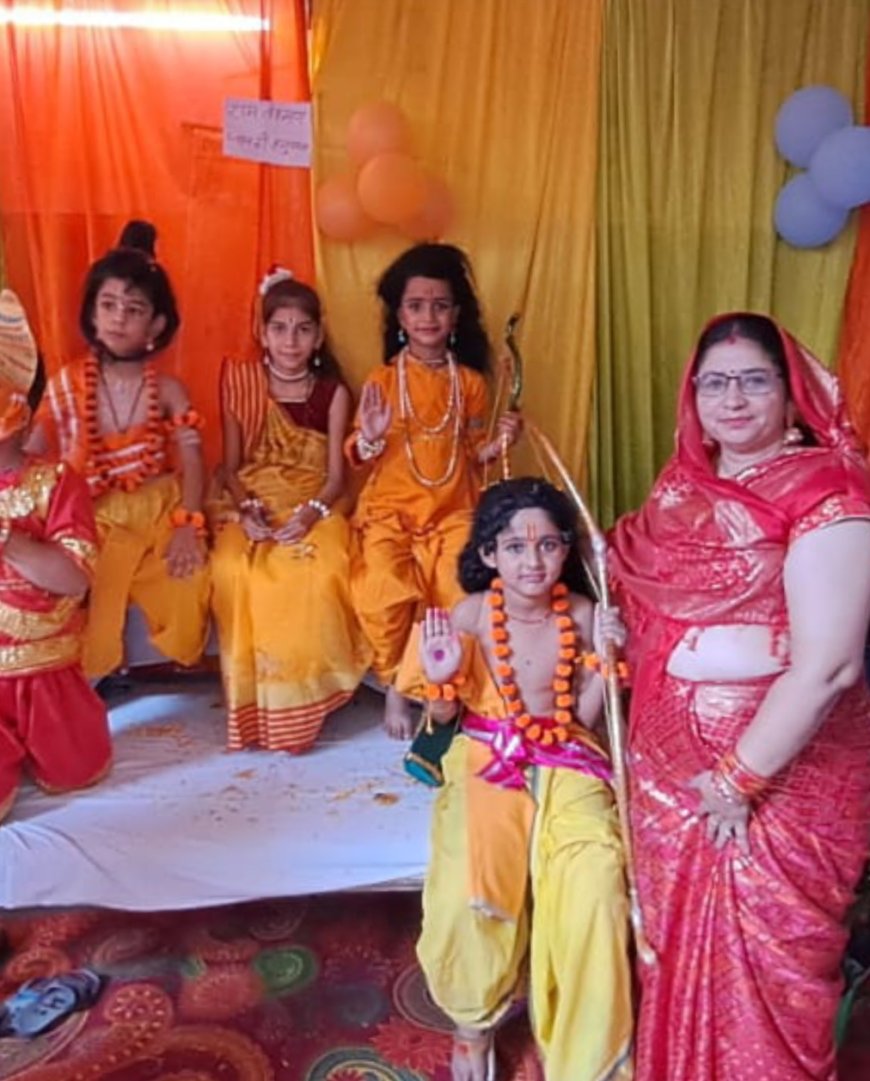 न्यू मॉर्डन स्कूल कुमार मौहल्ला शाहपुरा में मनाई कृष्ण जन्माष्टमी