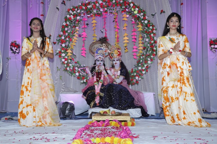आदर्श विद्या मन्दिर शाहपुरा का भव्य श्री कृष्ण जन्माष्टमी महोत्सव सम्पन्न