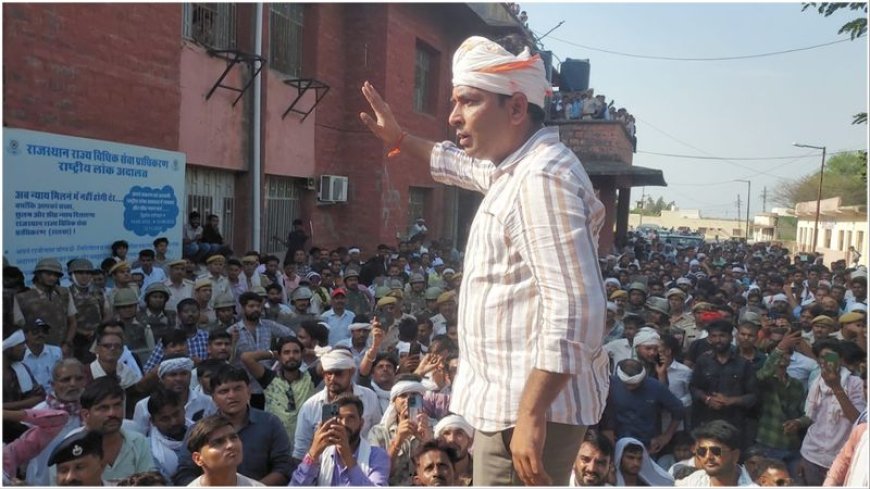 हाईवे जाम और बस जलाने के मामले में नरेश मीणा गिरफ्तार, समर्थकों ने दी आंदोलन की चेतावनी