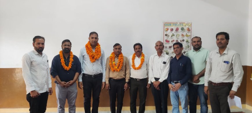 राजस्थान शिक्षक संघ राष्ट्रीय उपशाखा शाहपुरा के चुनाव निर्विरोध सम्पन्न