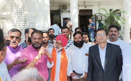 उदयपुर के देवाली में स्थित नीमच माता जी मंदिर का रास्ता क्षतिग्रस्त कलेक्टर को दिया ज्ञापन