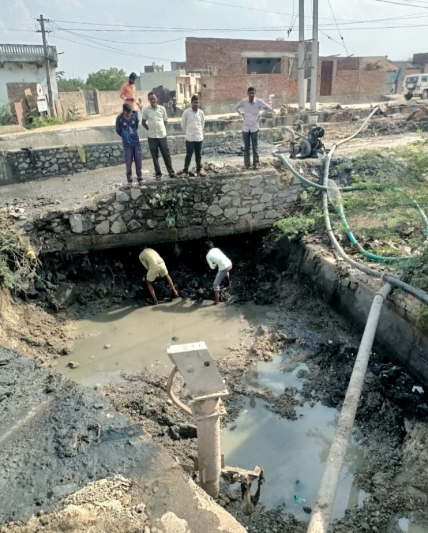 वर्षों की समस्या का समाधान वार्ड वासियों ने बताया सभापति का आभार