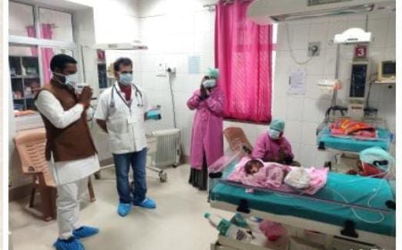 शाहपुरा विधायक ने जिला अस्पताल का निरीक्षण किया