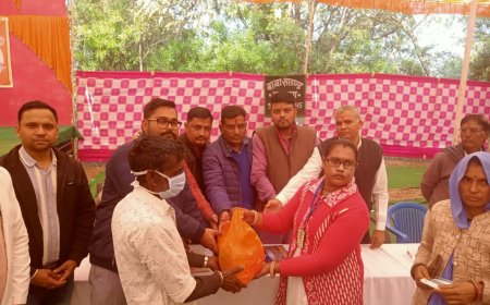 ग्राम पंचायत डाबला कचरा में पहुंची विकसित भारत संकल्प यात्रा