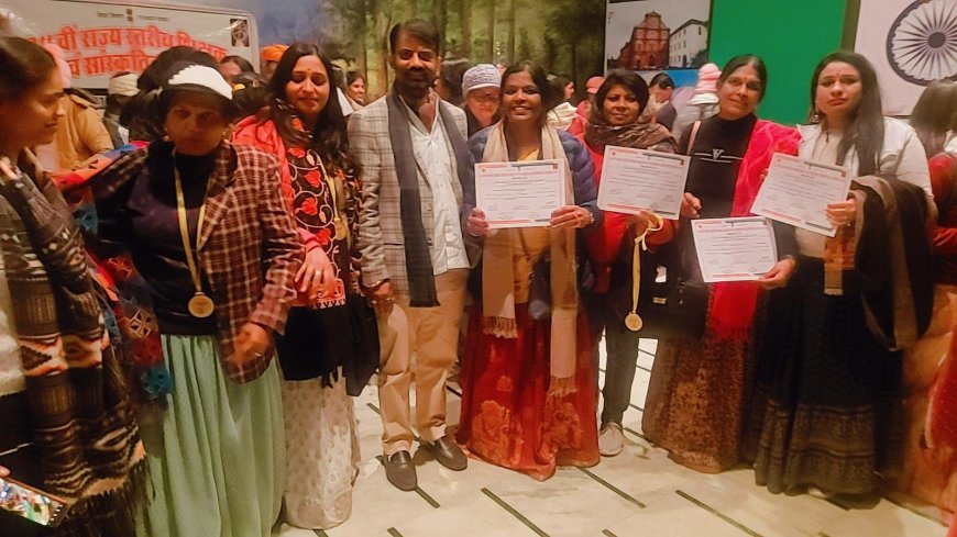 34 वी राज्य स्तरीय महिला शिक्षक टूर्नामेंट मैं शाहपुरा की शिक्षिकाओं का रहा दबदबा