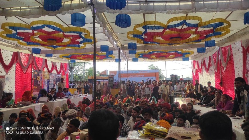 विकसित भारत संकल्प यात्रा। जिले की ग्राम पंचायतों में आयोजित हुए शिविर